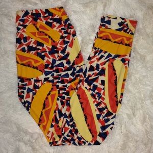 Hot Dog Lula Roe Leggings